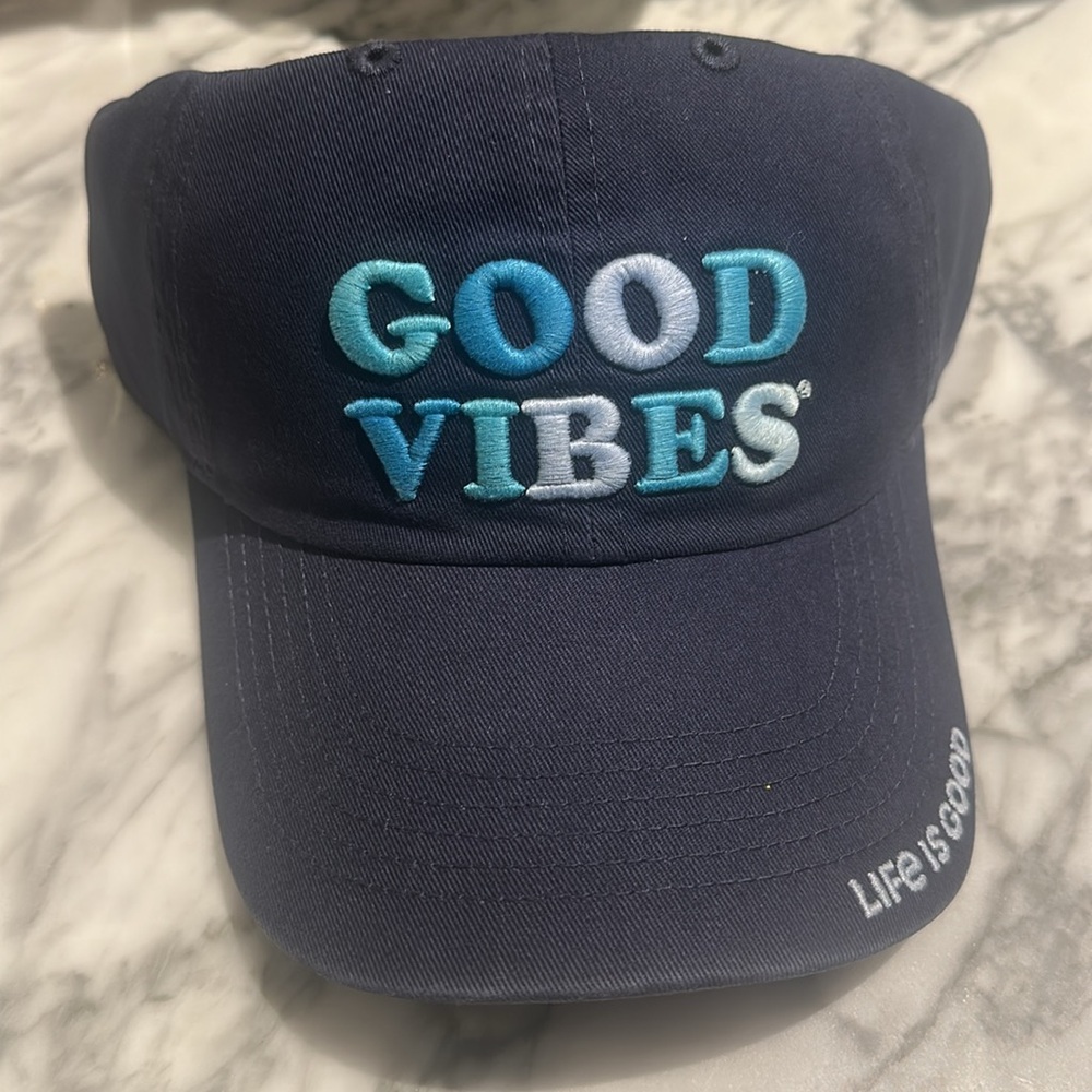 Life is Good “Good Vibes” baseball cap NWT